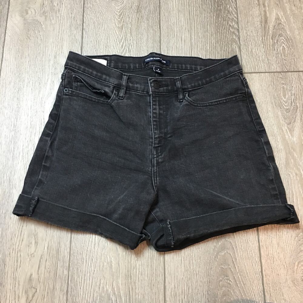 Calvin Klein Jeans Repreve High Rise Black Shorts Size 10